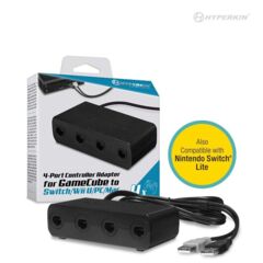 4-Port Controller Adapter for GameCube compatible with Nintendo Switch - Wii U- PC - Hyperkin